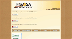 Desktop Screenshot of fibrasolida.com