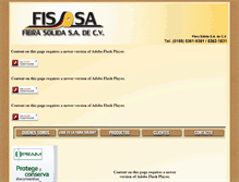 Tablet Screenshot of fibrasolida.com